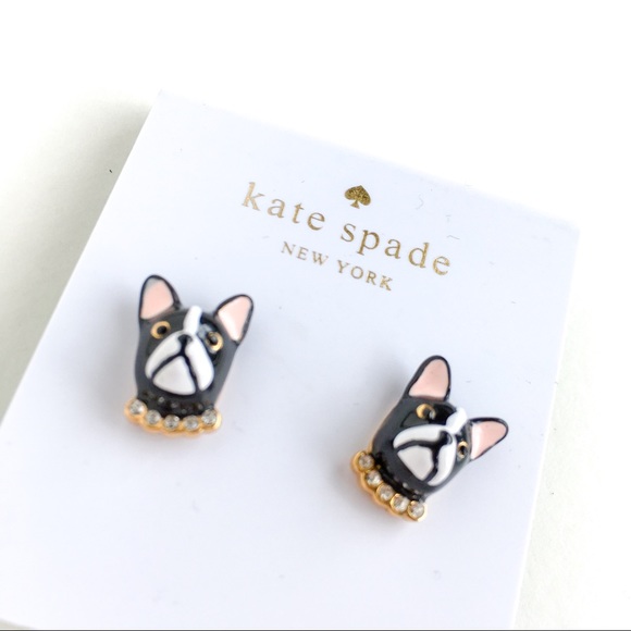 Kate spade French bulldog earrings - Picture 5 of 6